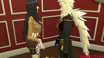 Jiraiya Dan Grup Fansnya Menggila, Sunade Dihardcore Dan Diberondong Sperma Di Dalam