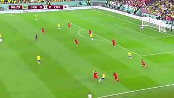 Brasil Menghajar Pantat Korea Dari Belakang