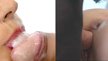 Menggoda Adik Tiriku Sampai Dia Merintih